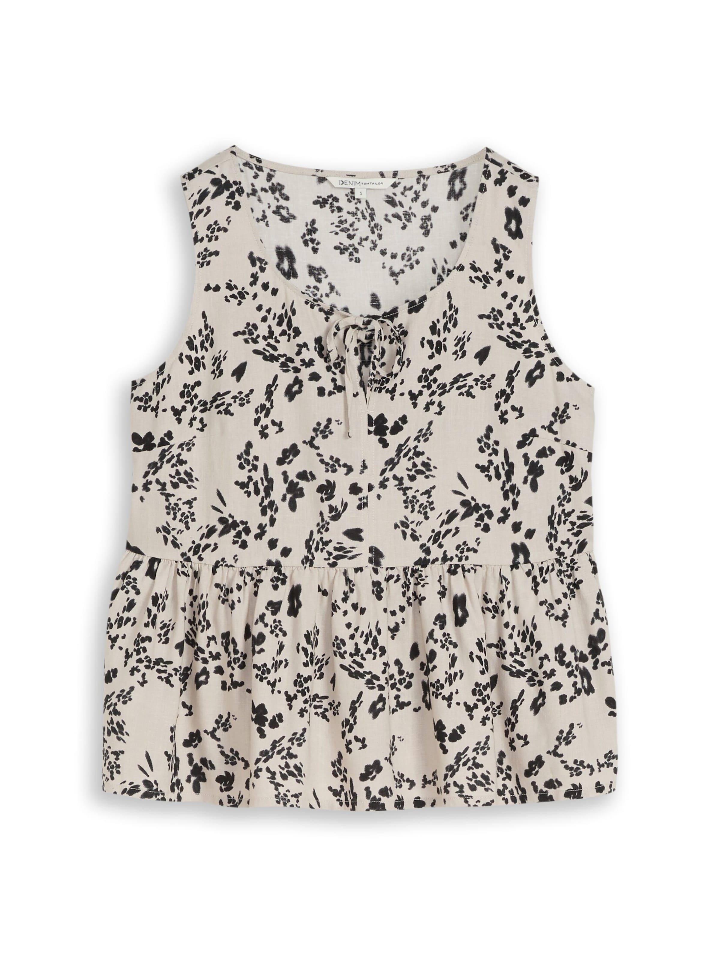 TOM TAILOR DENIM Blouse in Beige: voorkant