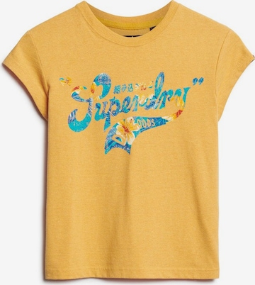 T-shirt Superdry en orange : devant