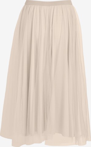 VILA Skirt 'TYL' in Beige: front