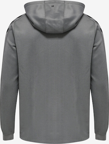 Hummel Athletic Zip-Up Hoodie 'Core XK' in Grey