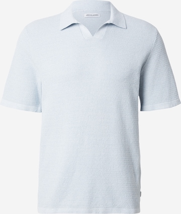 JACK & JONES Sweter 'JJEGEORGE' w kolorze niebieski: przód