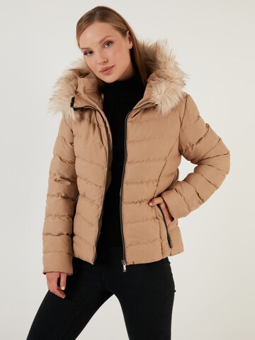 LELA Winterjacke in Braun