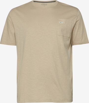 s.Oliver Shirt in Beige: front