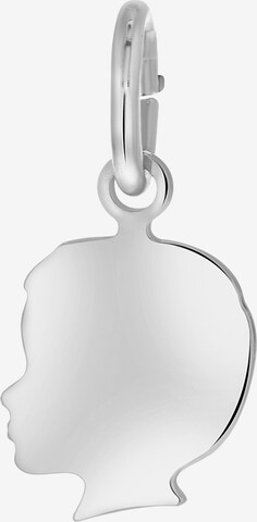 Lucardi Pendant 'Basic' in Silver: front