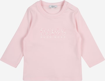 BOSS Kidswear Shirt in Pink: front
