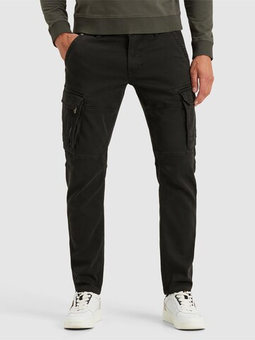 PME Legend Tapered Cargobyxa 'Expedizor relaxed fit cargo pants' i svart: framsida