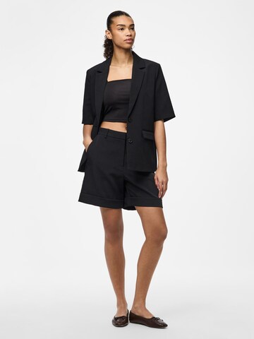 PIECES Regular Broek 'PCTEmpre' in Zwart