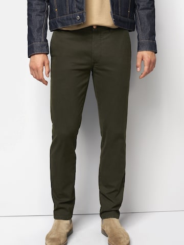 MEYER Regular Chino in Grün: Vorderseite