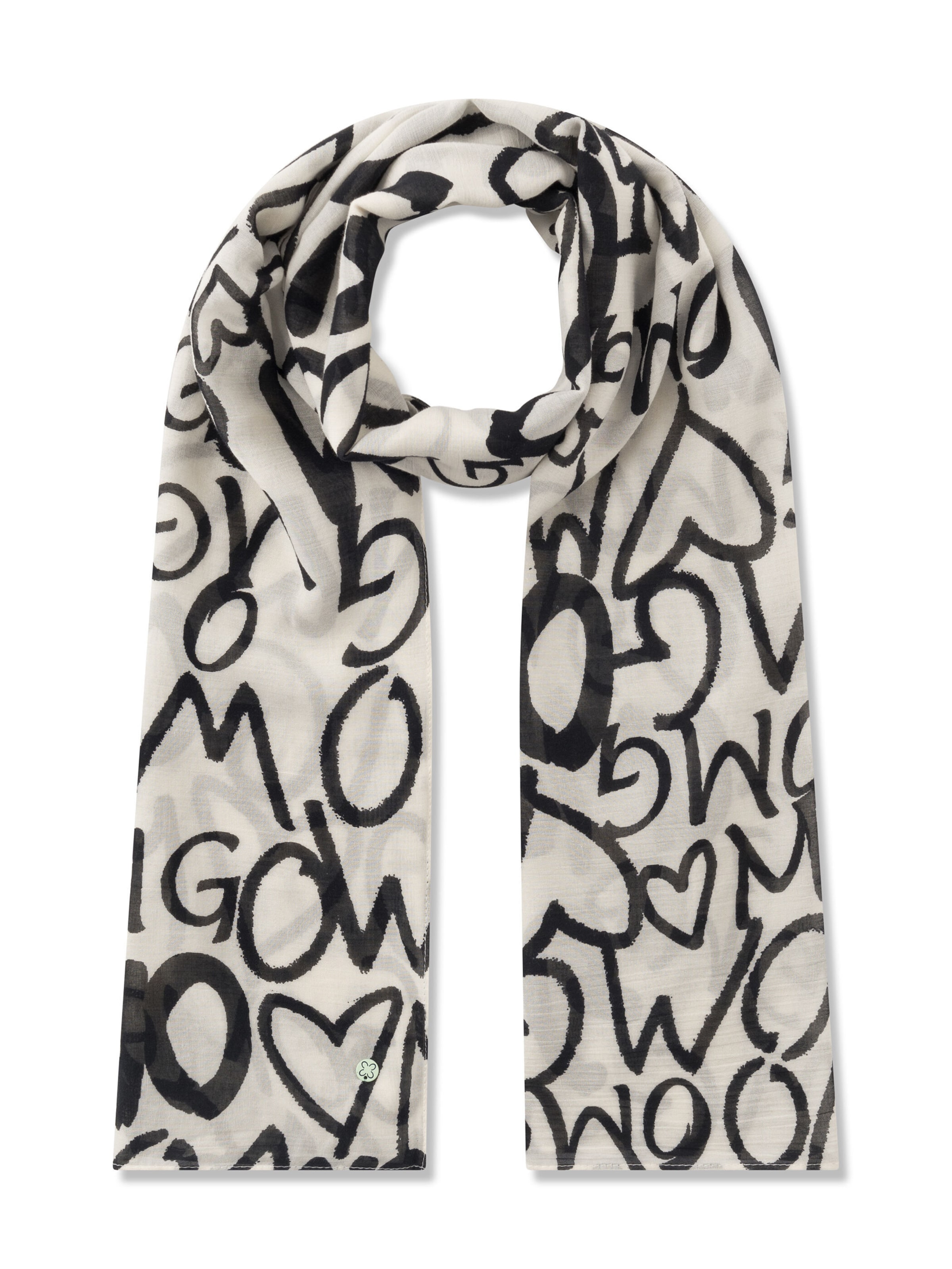 CODELLO Sjaal in Wit: voorkant