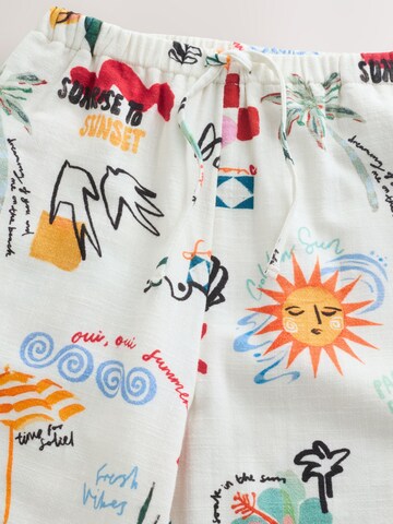 Wide leg Pantaloni di Next in bianco