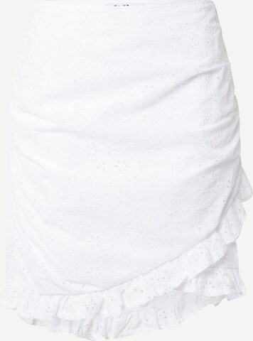NA-KD Skirt 'Nina Houston' in White: front