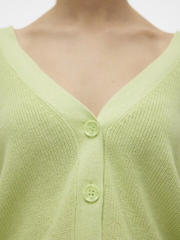 VERO MODA Knit Cardigan 'New Lexsun' in Green