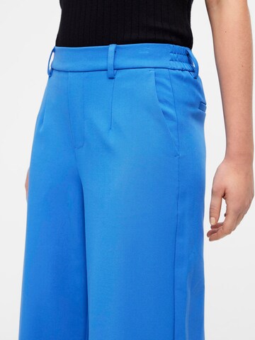 OBJECT Wide leg Pants 'Lisa' in Blue