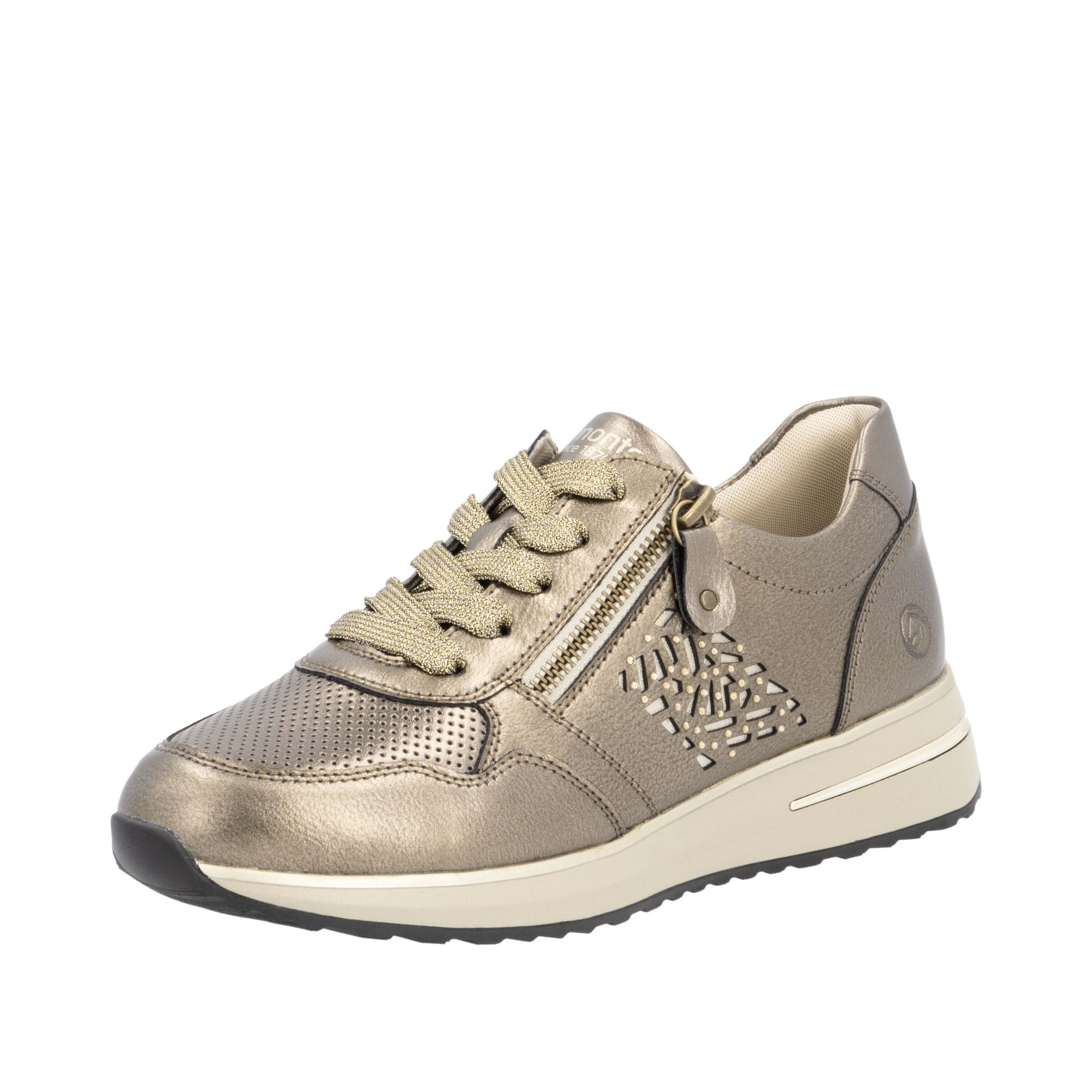 REMONTE - Sapatilhas baixas 'D1G00' em castanho: frente