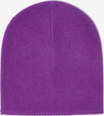 Marie Lund Mütze in Lila: Vorderseite