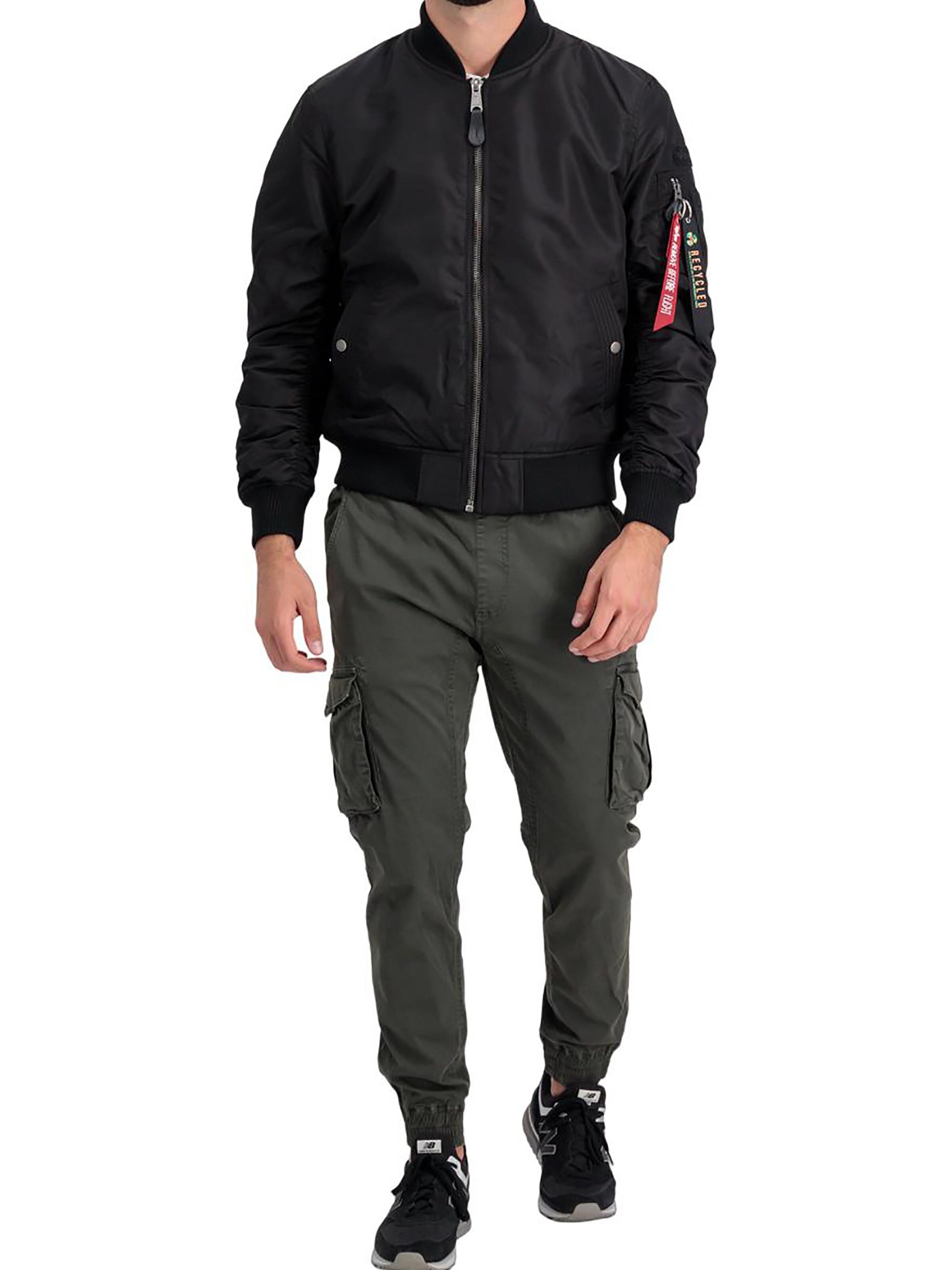 ALPHA INDUSTRIES Between-Season Jacket 'MA-1 VF Project R' in Black