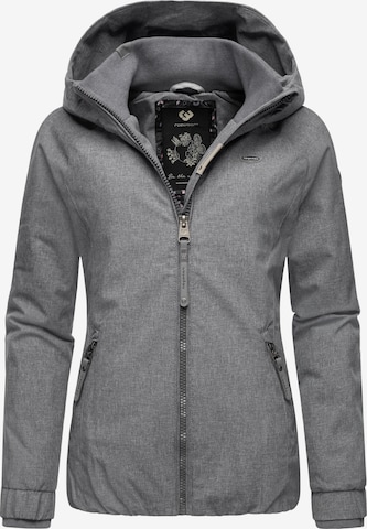 Ragwear Outdoor Jacket 'Dizzie' in Grey: front
