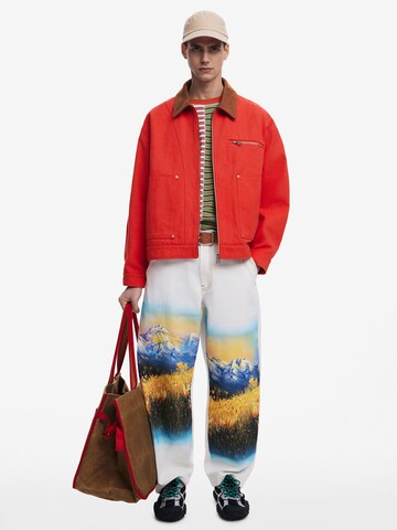 Wide leg Pantaloni di Desigual in bianco