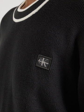 Pull-over Calvin Klein Jeans en noir