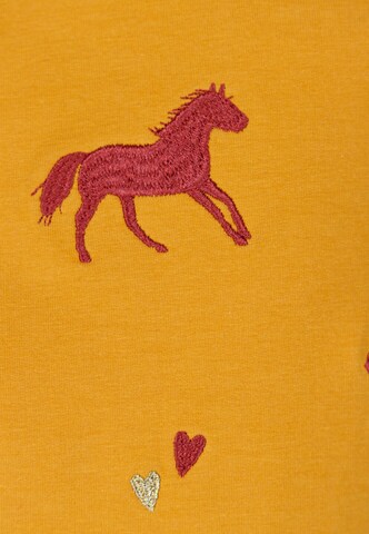 SALT AND PEPPER Sweatshirt 'Wild Horses' in Gelb