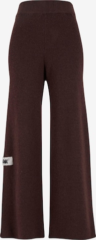 Another Cotton LabWide Leg/ Široke nogavice Hlače 'Another' - smeđa boja: prednji dio
