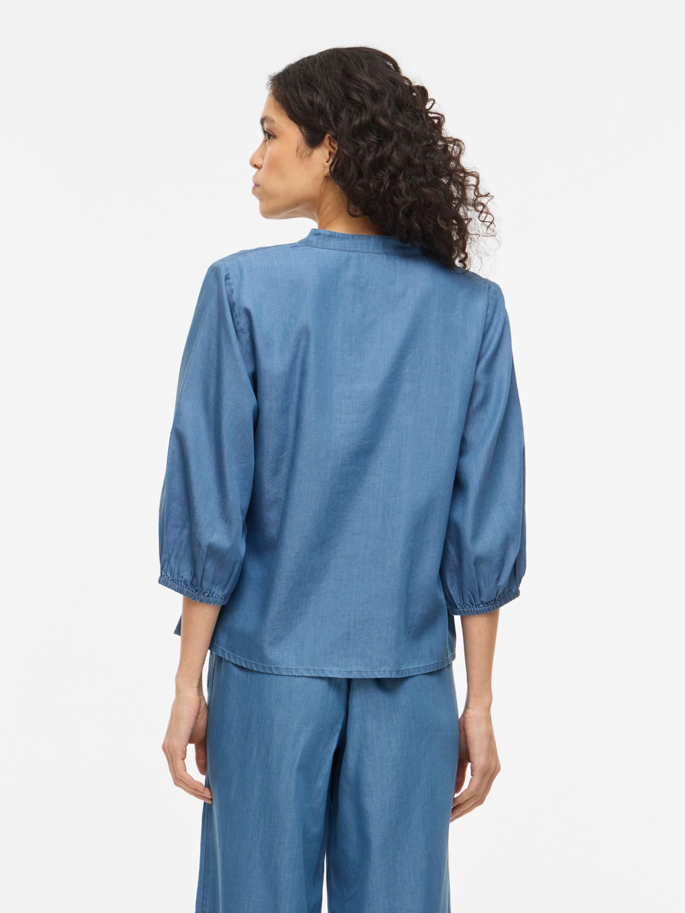 Chemisier 'VINORI ' VILA en bleu