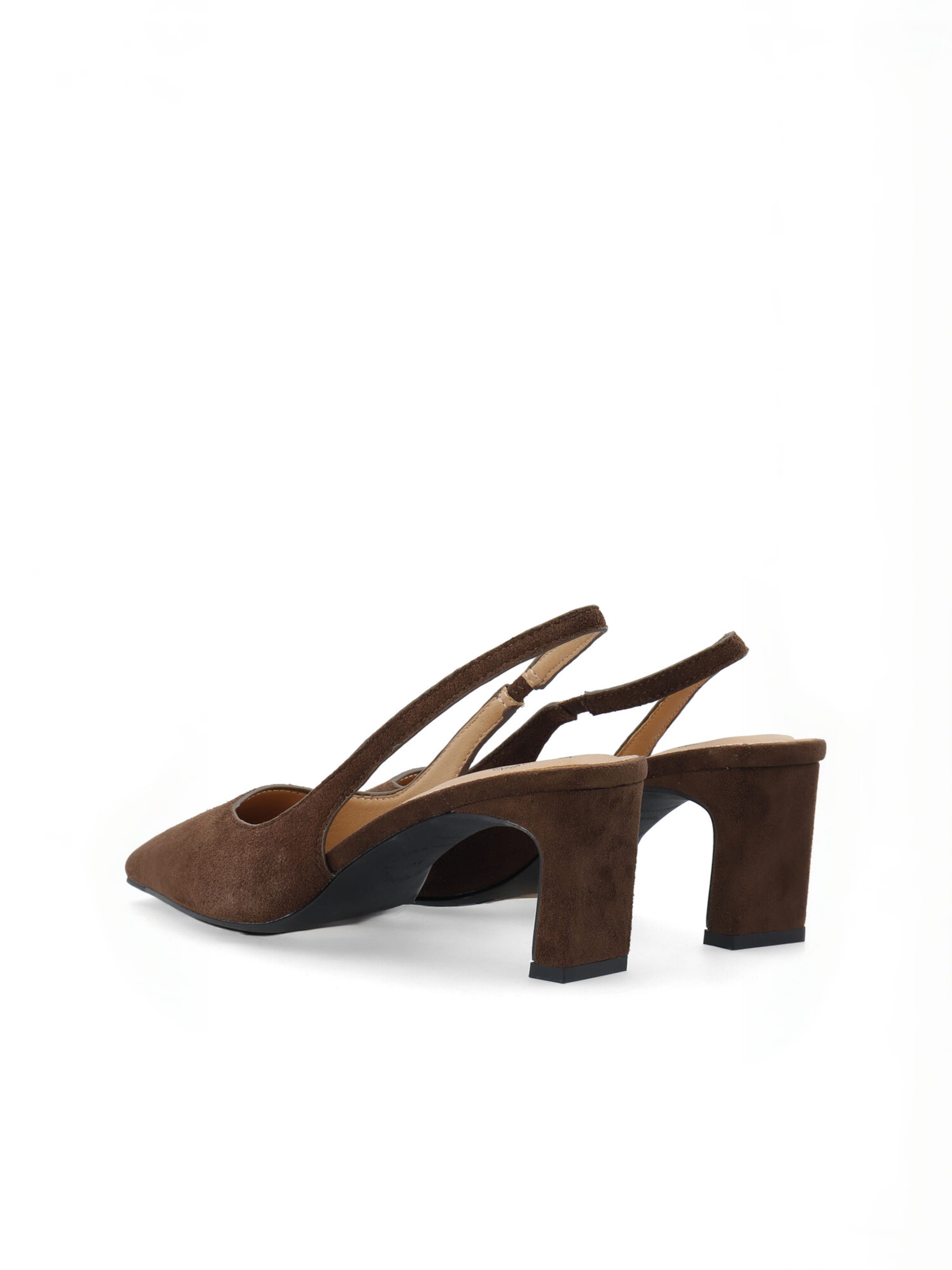 Décolleté di Ca'Shott in marrone: dietro