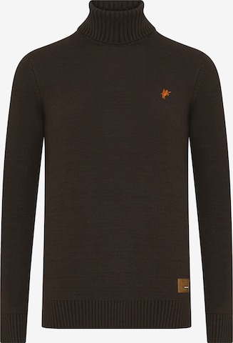 DENIM CULTURE Pullover 'Jason' in Braun: predná strana