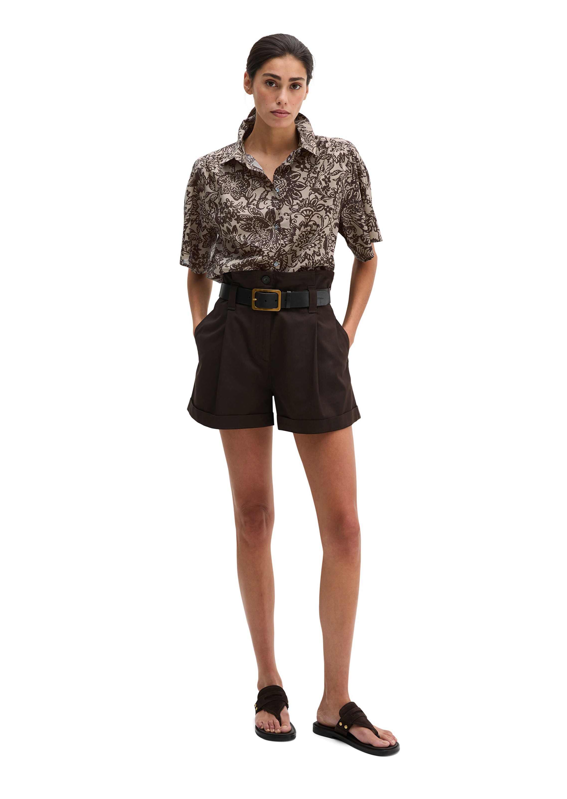 Marc O'Polo Blouse in Brown