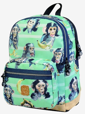 Pick & Pack Backpack ' Chimpanze ' in Green