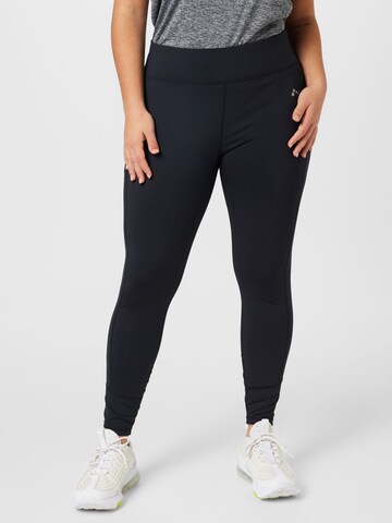 Only Play Curvy Skinny Workout Pants 'MILA' in Black: front