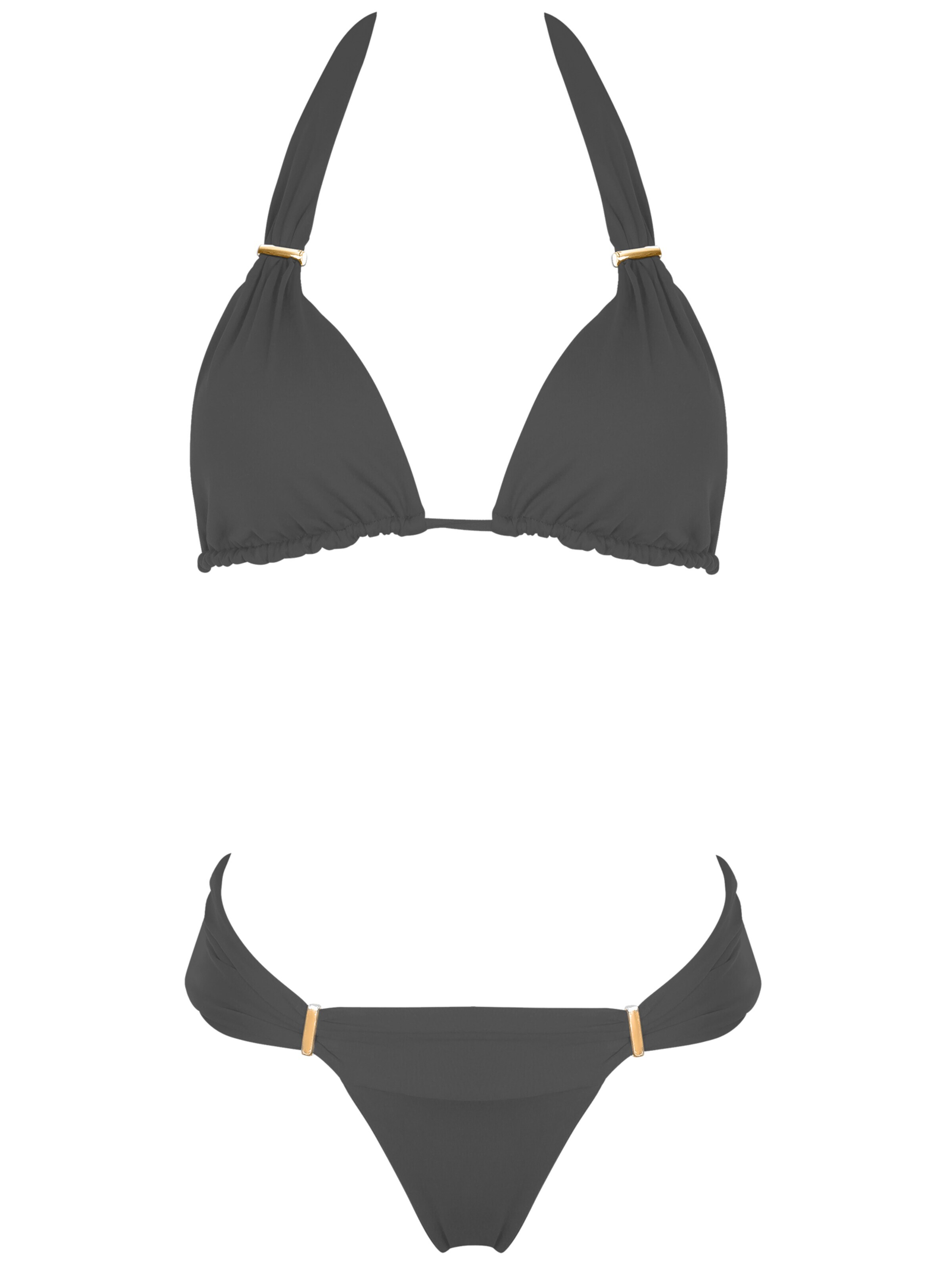 SEA ME SWIM Bikini 'CANCUN' in Black: front