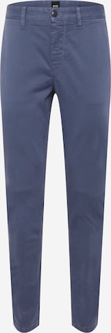 Pantalon chino 'Taber' BOSS Orange en bleu : devant