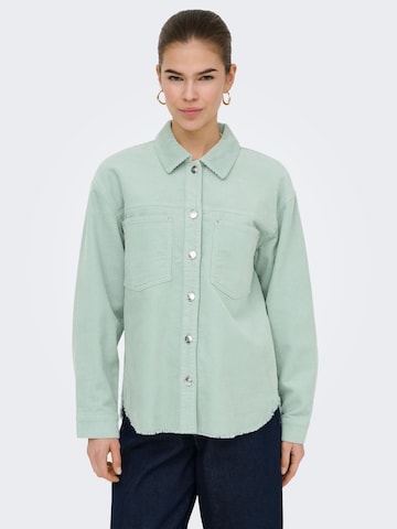 Chemisier 'ONLMaiko-Bitten' ONLY en vert : devant