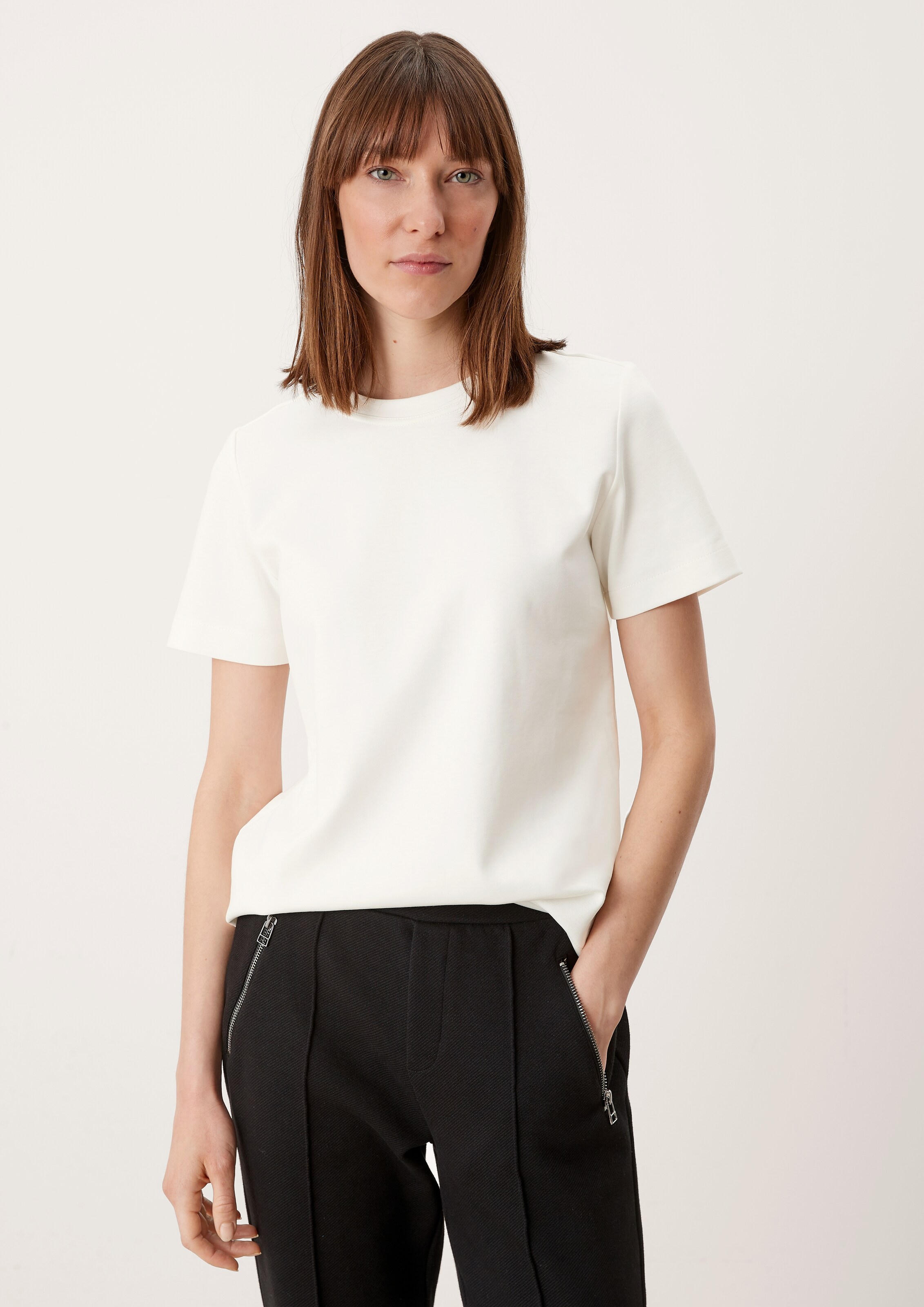 Frauen Shirts & Tops s.Oliver T-Shirt in Offwhite - MP23052
