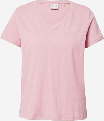 T-shirt fonctionnel 4F en rose : devant