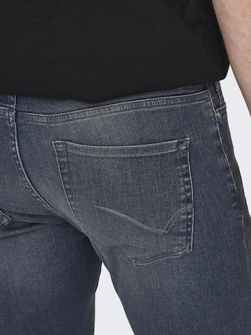 regular Jeans di Only & Sons in grigio