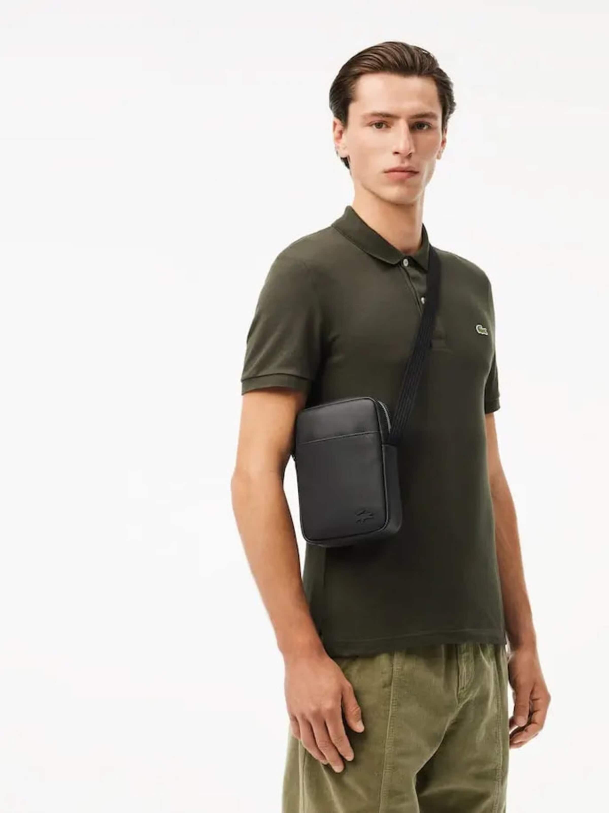 Sac à bandoulière 'Classic Homme' LACOSTE en noir : devant