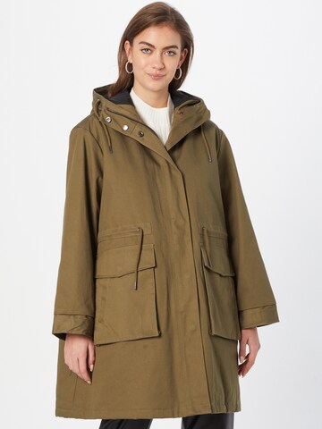 Manteau mi-saison Thinking MU en vert : devant