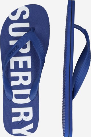 Tongs Superdry en bleu