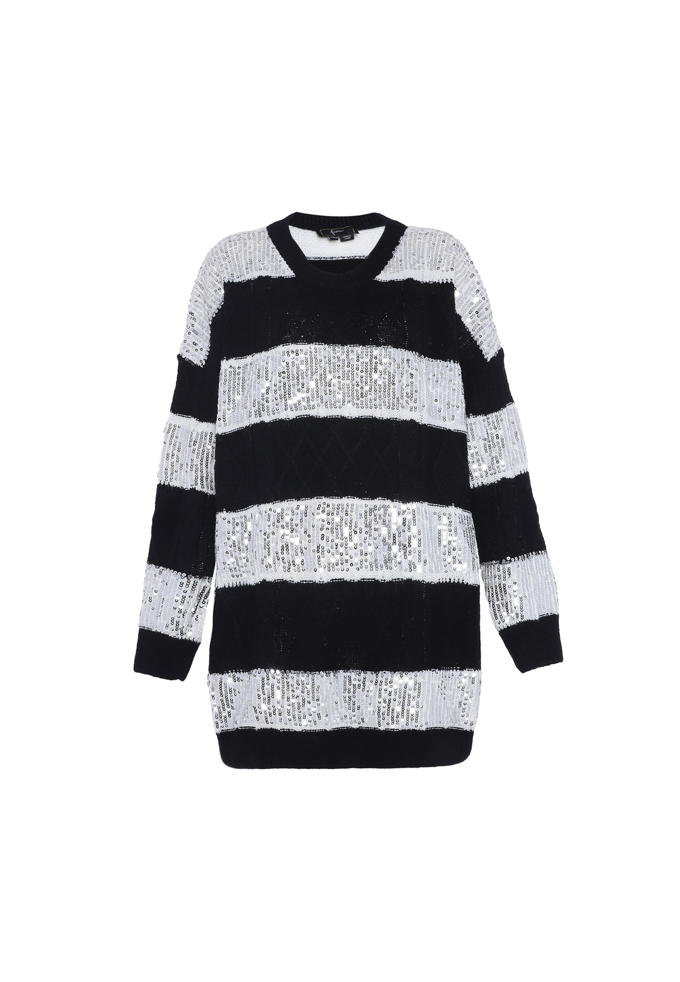 faina - Pullover em preto: frente