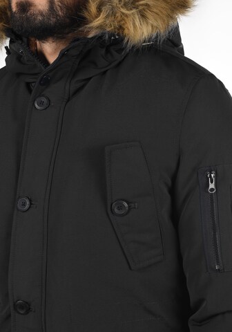 INDICODE JEANS Parka 'Ruffy' in Schwarz