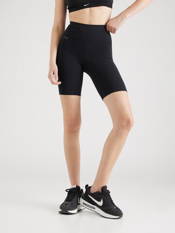 Skinny Pantalon de sport 'Motion' UNDER ARMOUR en noir : devant