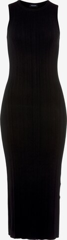 HECHTER PARIS Knitted dress in Black: front