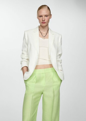 Loosefit Pantalon à pince 'Lime' MANGO en vert