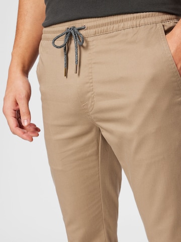 Effilé Pantalon 'Frickin' Volcom en beige