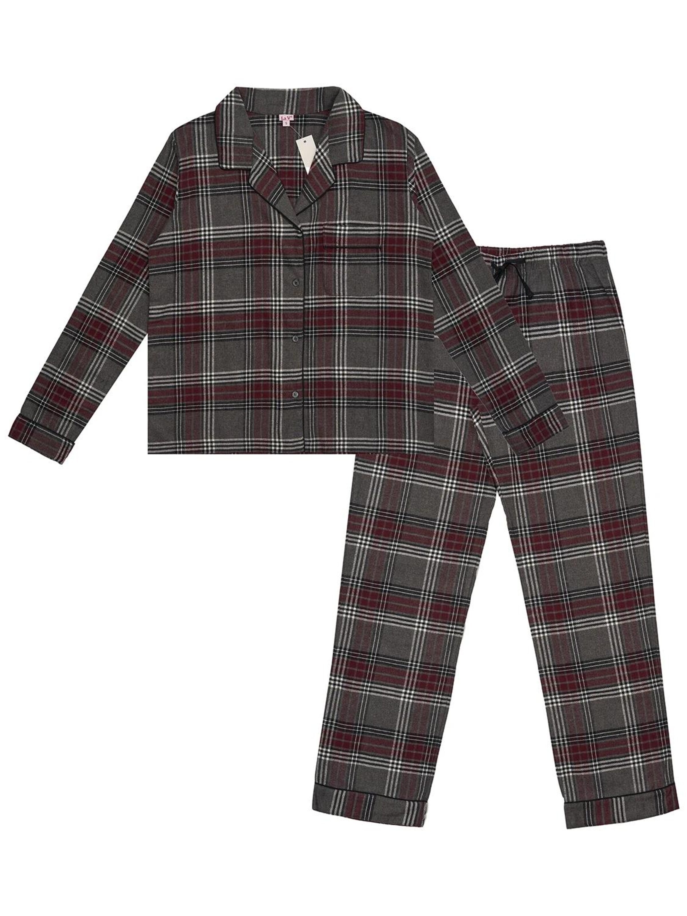 La V Pajama in Grey