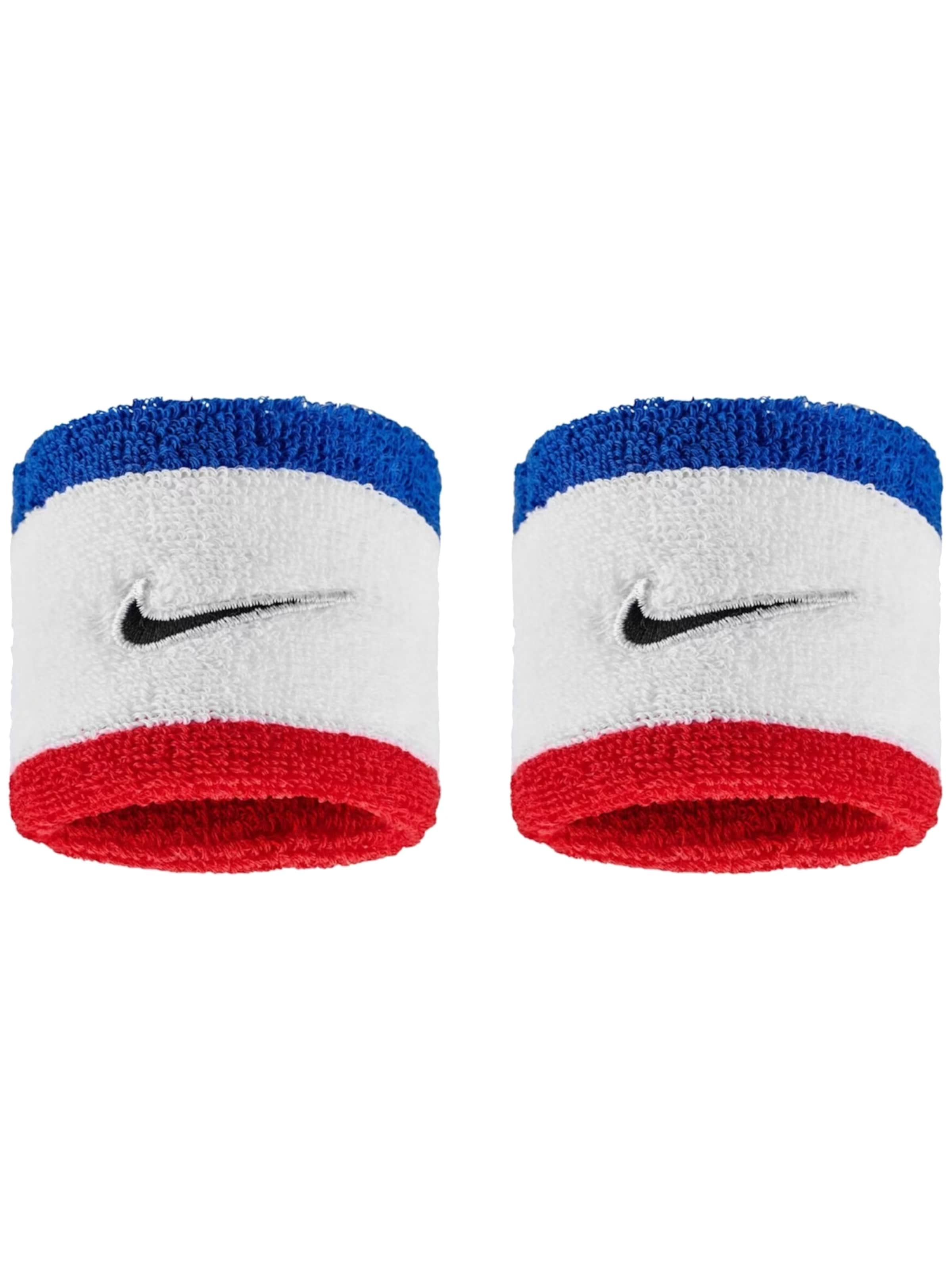 NIKE Sweatband 'Nike Swoosh Classic  2PK' in White: front