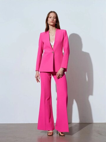 Dilvin Flared Pants in Pink