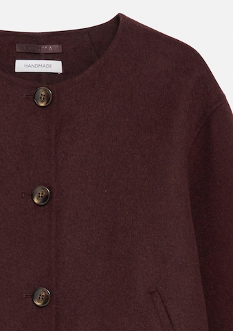 COMMA Set: Jacke und Schal in Rot